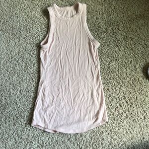 racer back fleece tank top